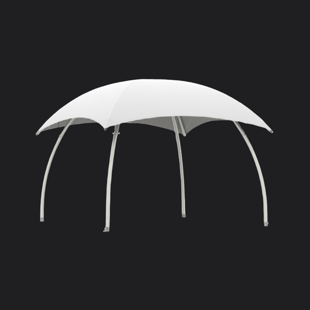 Lounger M met robuust aluminium frame en brandwerende B1-M2 cover, TÜV-gecertificeerd en geschikt voor gebruik bij evenementen.