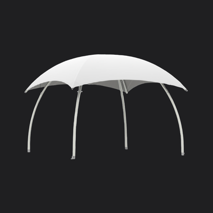 Lounger M met robuust aluminium frame en brandwerende B1-M2 cover, TÜV-gecertificeerd en geschikt voor gebruik bij evenementen.